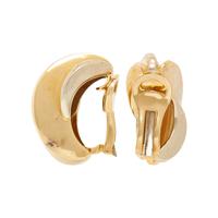 BICOLOR GOLD CLIP EARRINGS