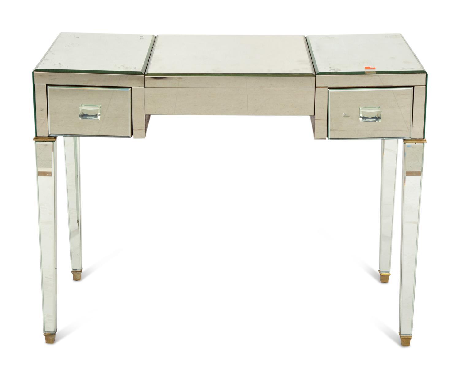 A Modernist Mirrored Vanity Table