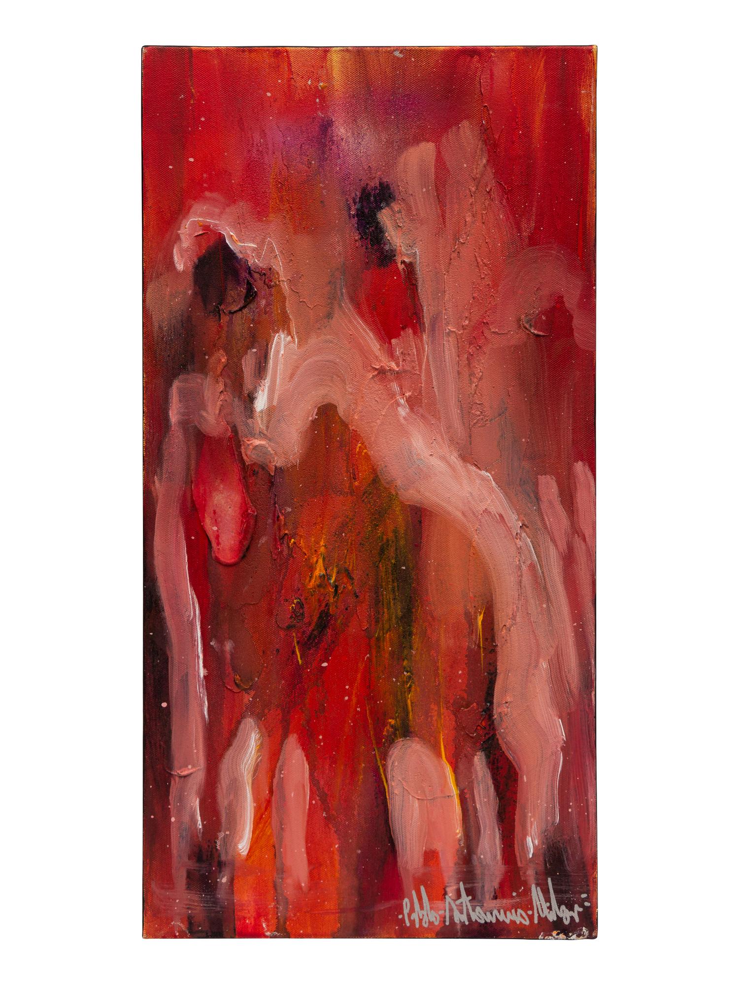 Three Works: Maiden , Two Riders and Red Horsemen