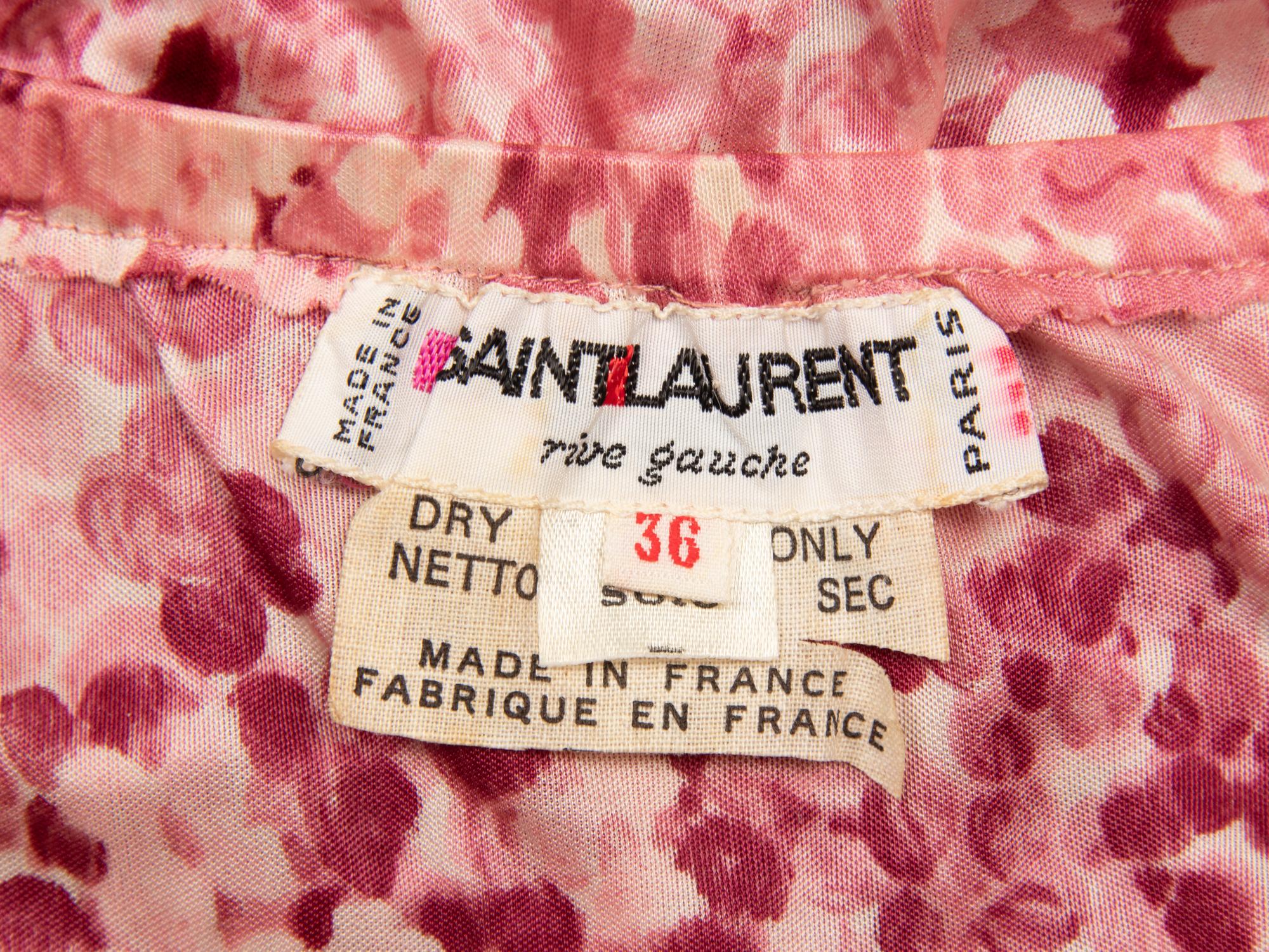 Saint Laurent Rive Gauche, Floral Maxi Dress, 1975