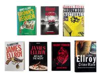 ELLROY, James (b. 1948). A group of 10 works by Ellroy, MOST FIRST EDITION, ALL SIGNED OR INSCRIBED, comprising: