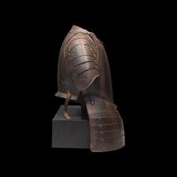 A 17th Century German Etched and Painted Half Suit of Armor