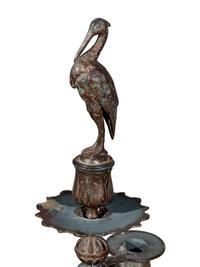 A Charles X Patinated Bronze Five-Light Candelabrum