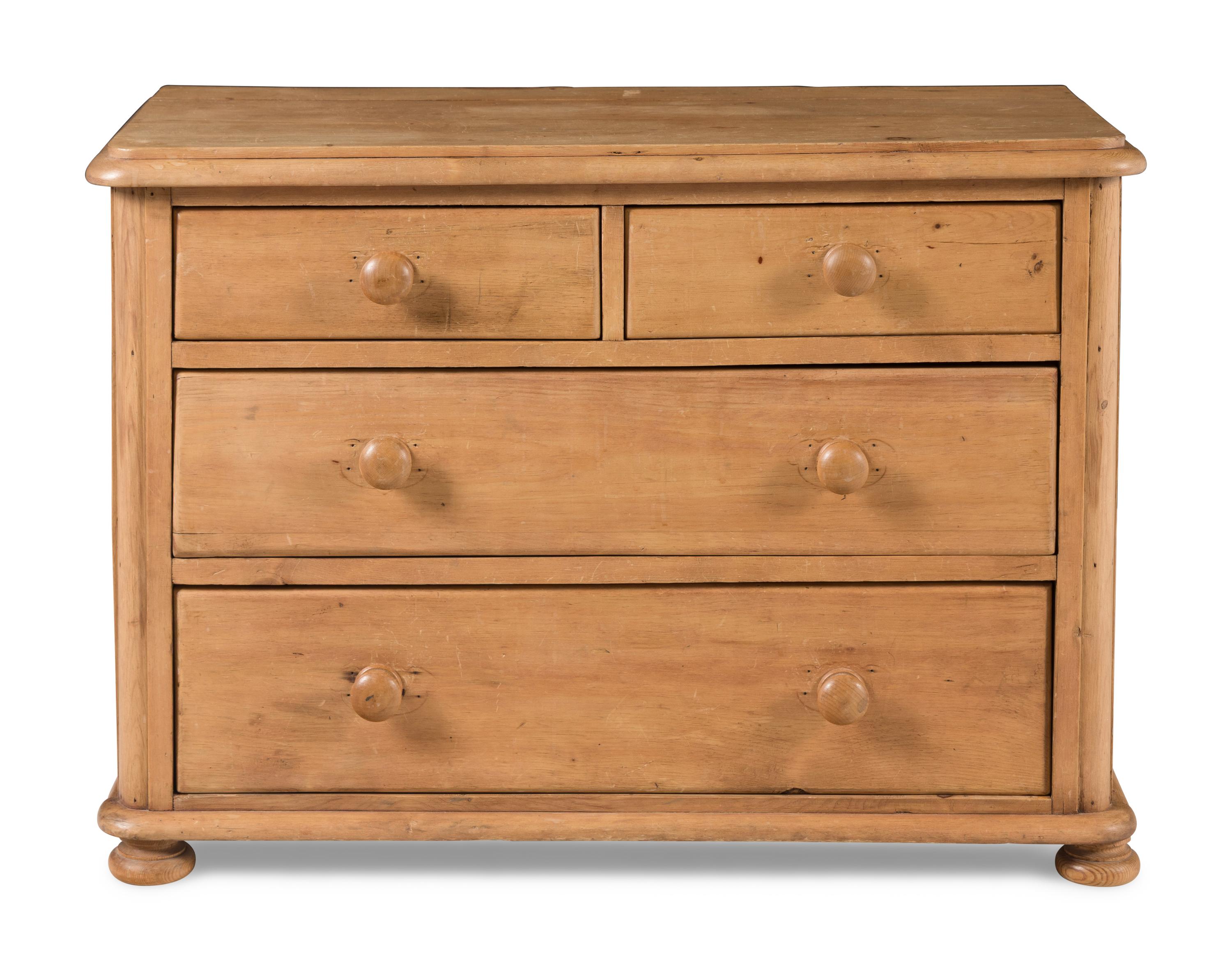 An English Pine Chest of Drawers
