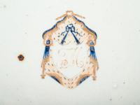 Seven Chinese Export Armorial Porcelain Articles