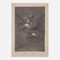Francisco Goya (Spanish, 1746–1828) Porque Esconderlos from 'Los Caprichos' (Plate 30); together with three Companion Pieces from 'Los Caprichos'