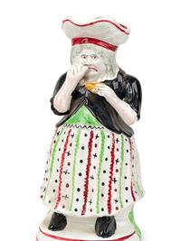 A "Scottish Farmer" Toby Jug and a "Lady Snuff Taker" Toby Jug