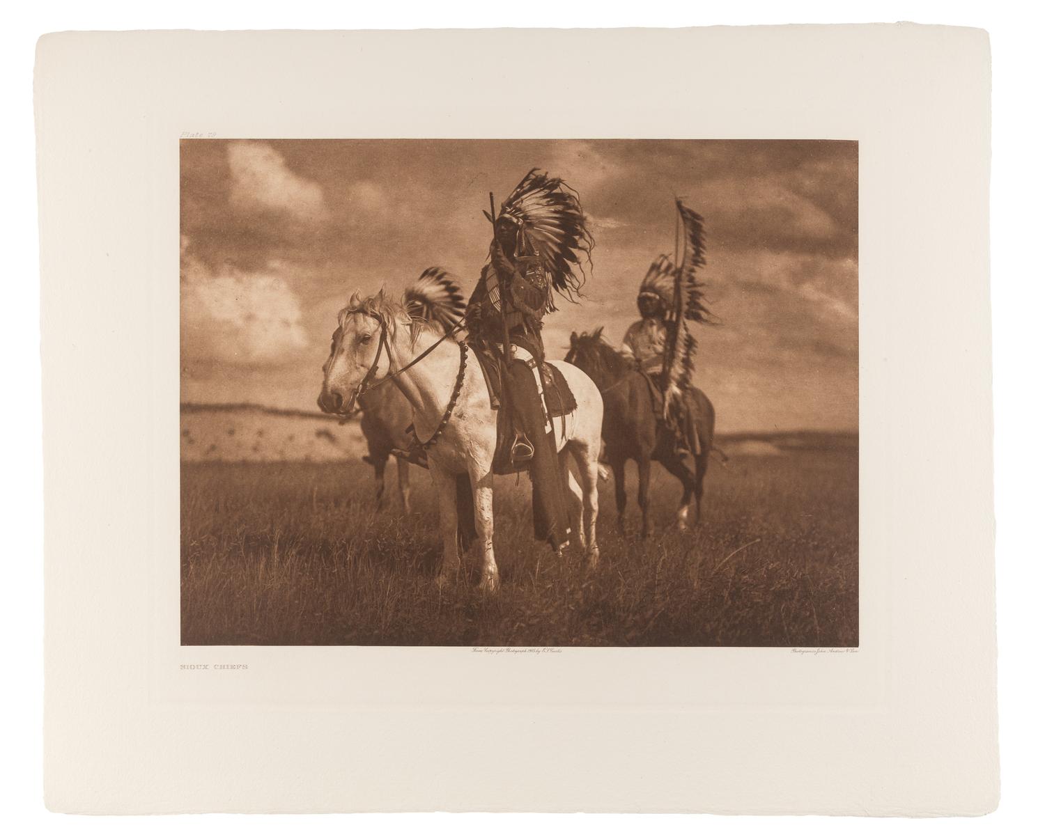 CURTIS, Edward S. (1868-1952). The North American Indian being a Series of Volumes Picturing and Describing the Indians of the United States and Alaska . Edited by Frederick Webb Hodge. Foreword by Theodore Roosevelt. Field Research conducted under the patronage of J. Pierpont Morgan. [Cambridge, Mass.], 1907-1930.