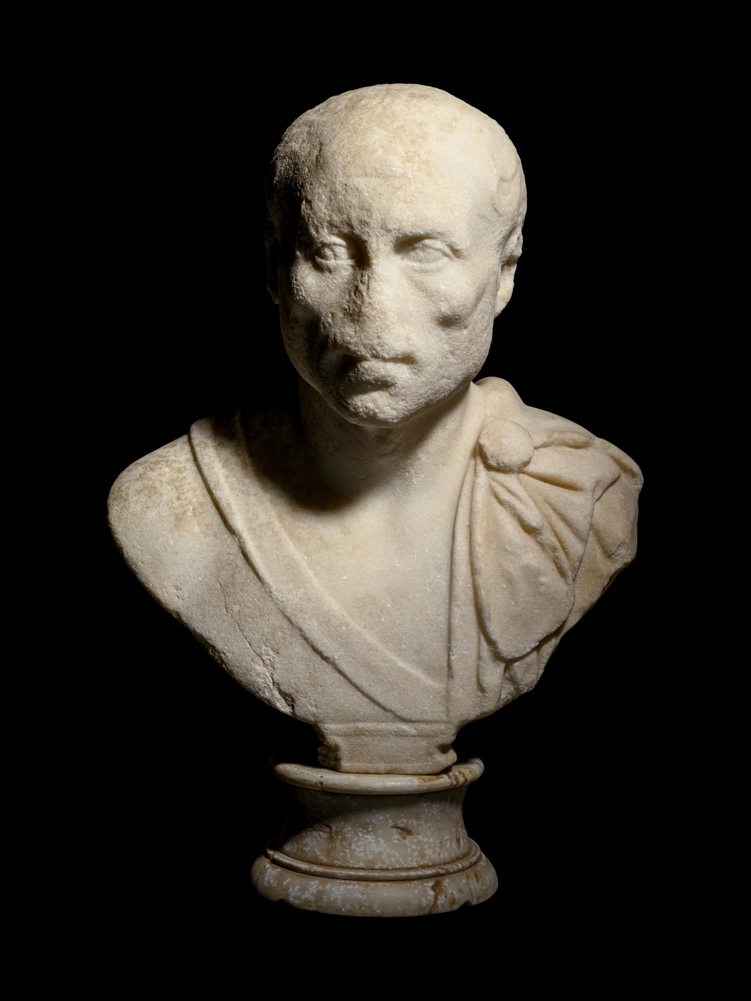 A Roman Marble Portrait Bust of a General