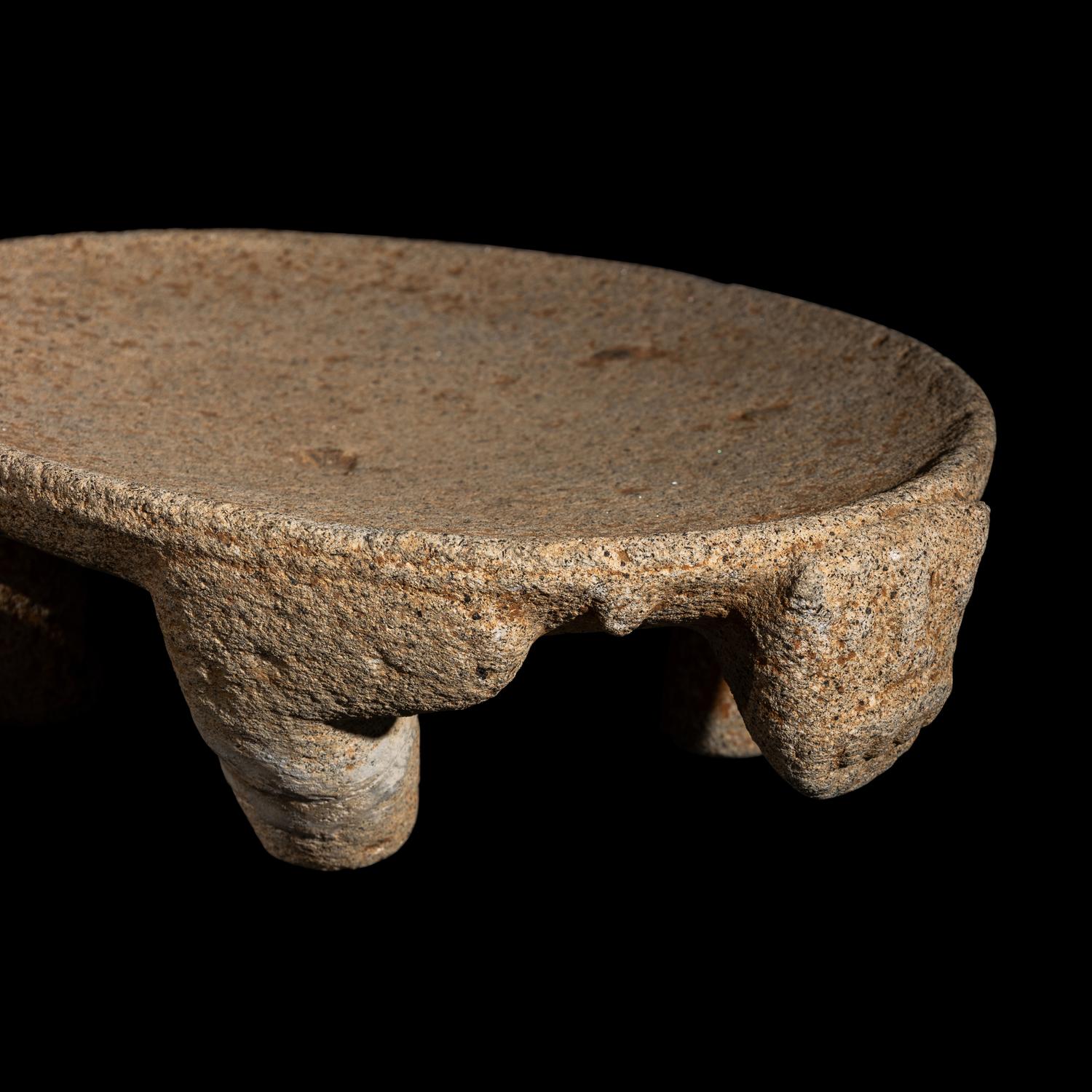 Four Costa Rican Greystone Metates