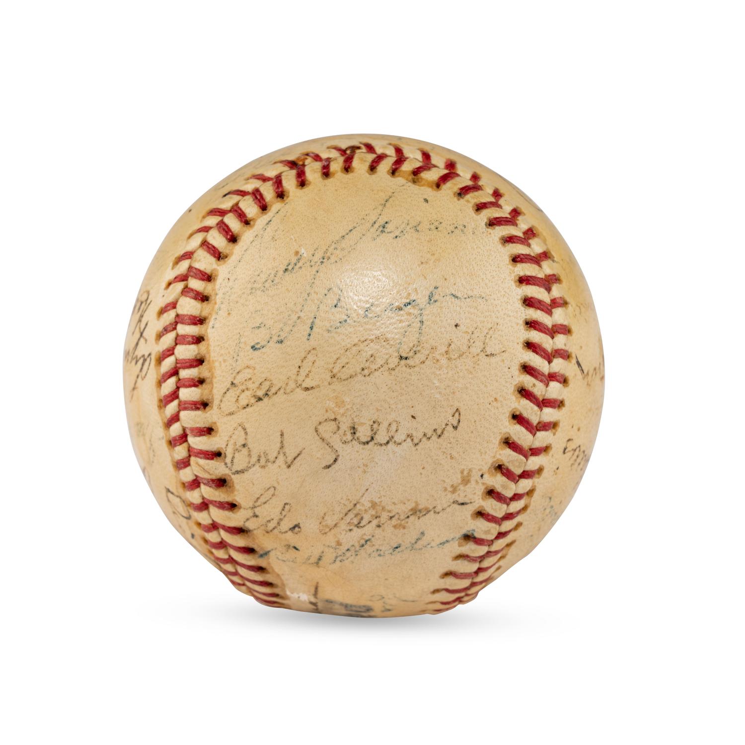 A 1941 Seattle Rainers Team Signed Autograph Baseball