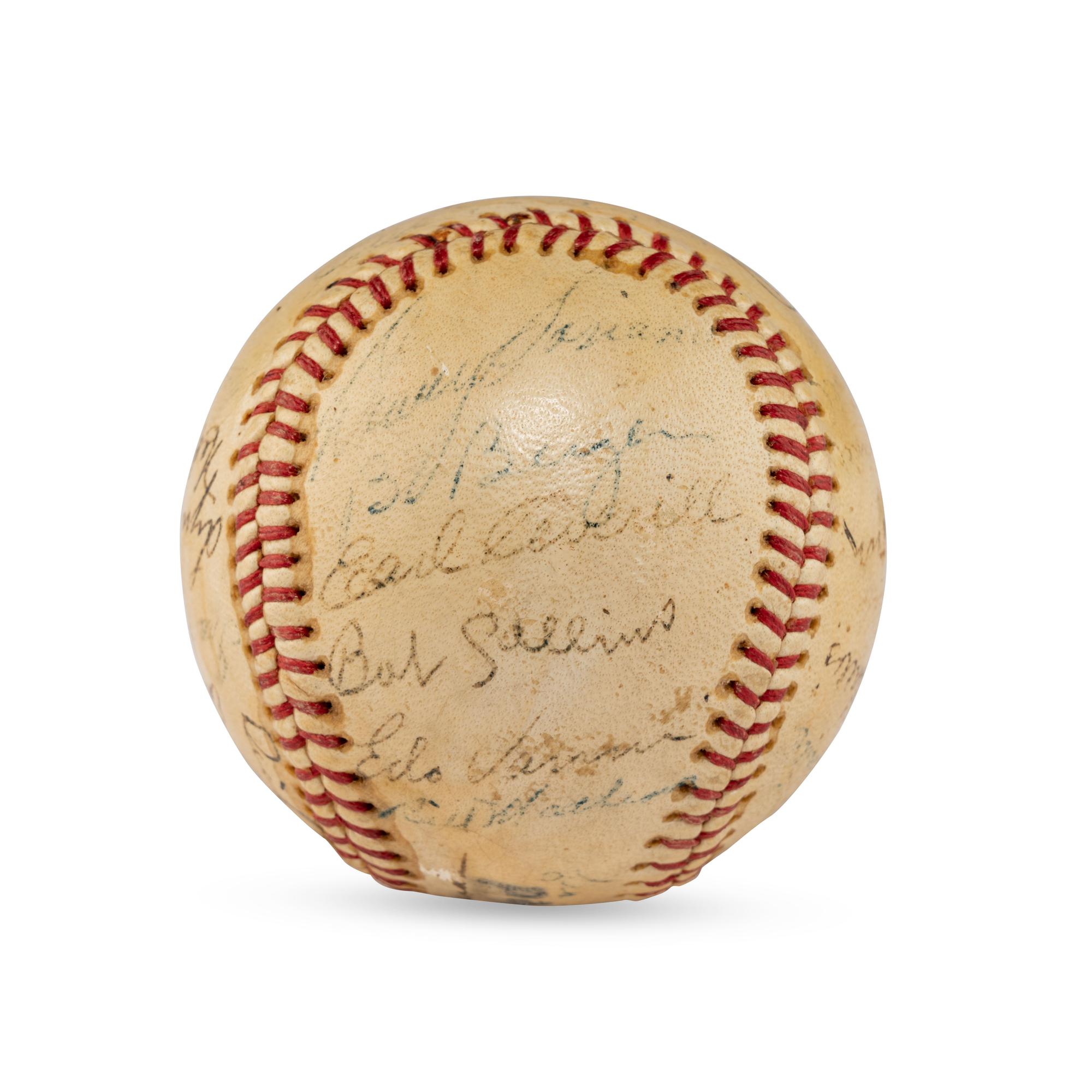 A 1941 Seattle Rainers Team Signed Autograph Baseball