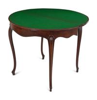 An Irish George III Mahogany Flip-Top Table