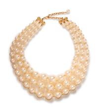 16 Assorted Faux Pearl Necklaces, 1970-2000s
