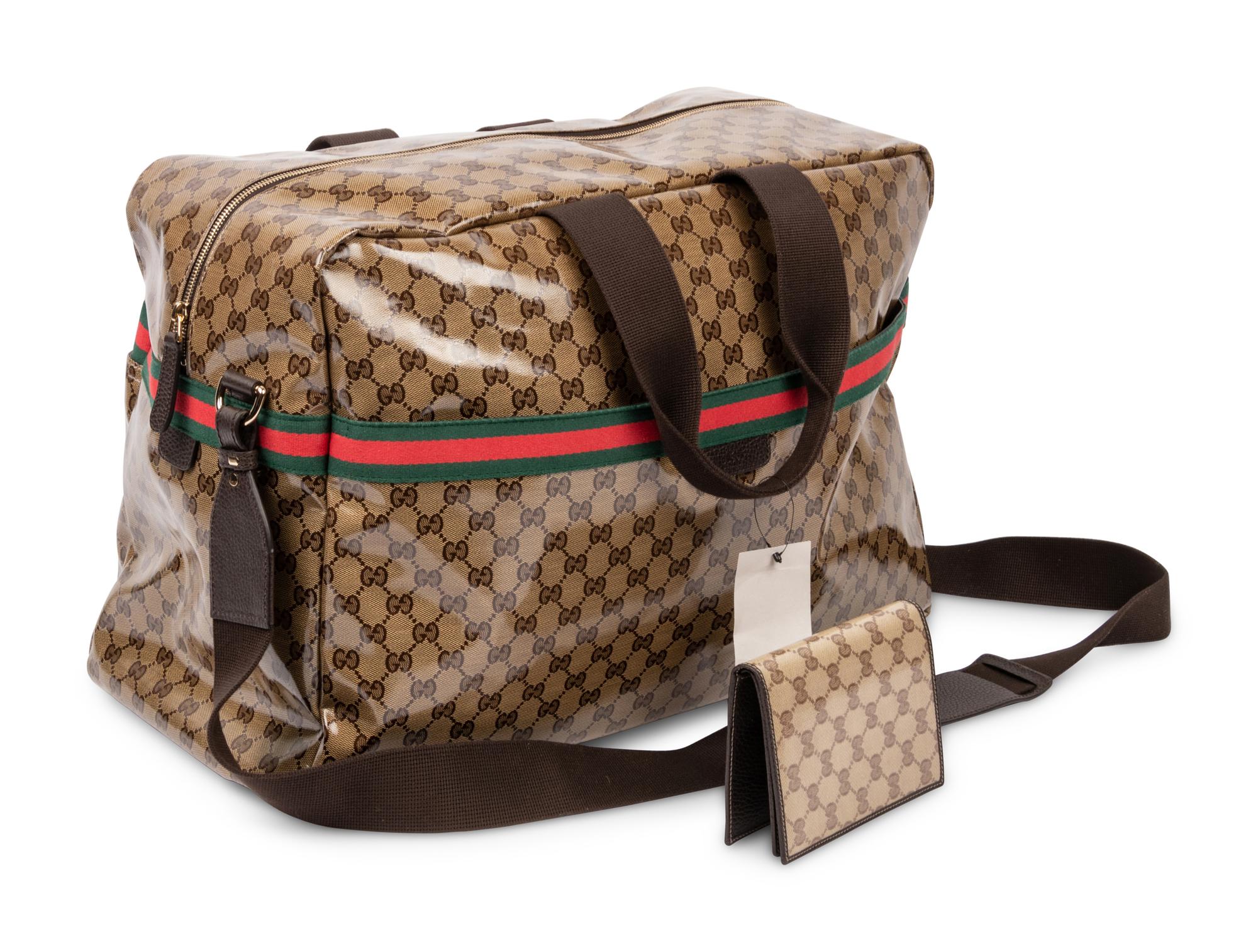 Two Gucci Items: Travel Bag & Passport Wallet, c. 2010