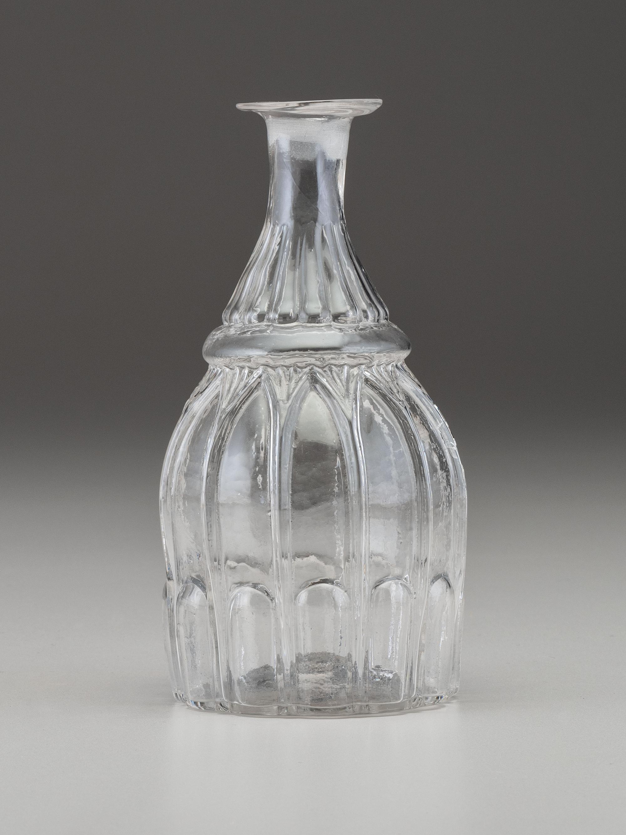 A Clear Glass Decanter by New England Glass Company