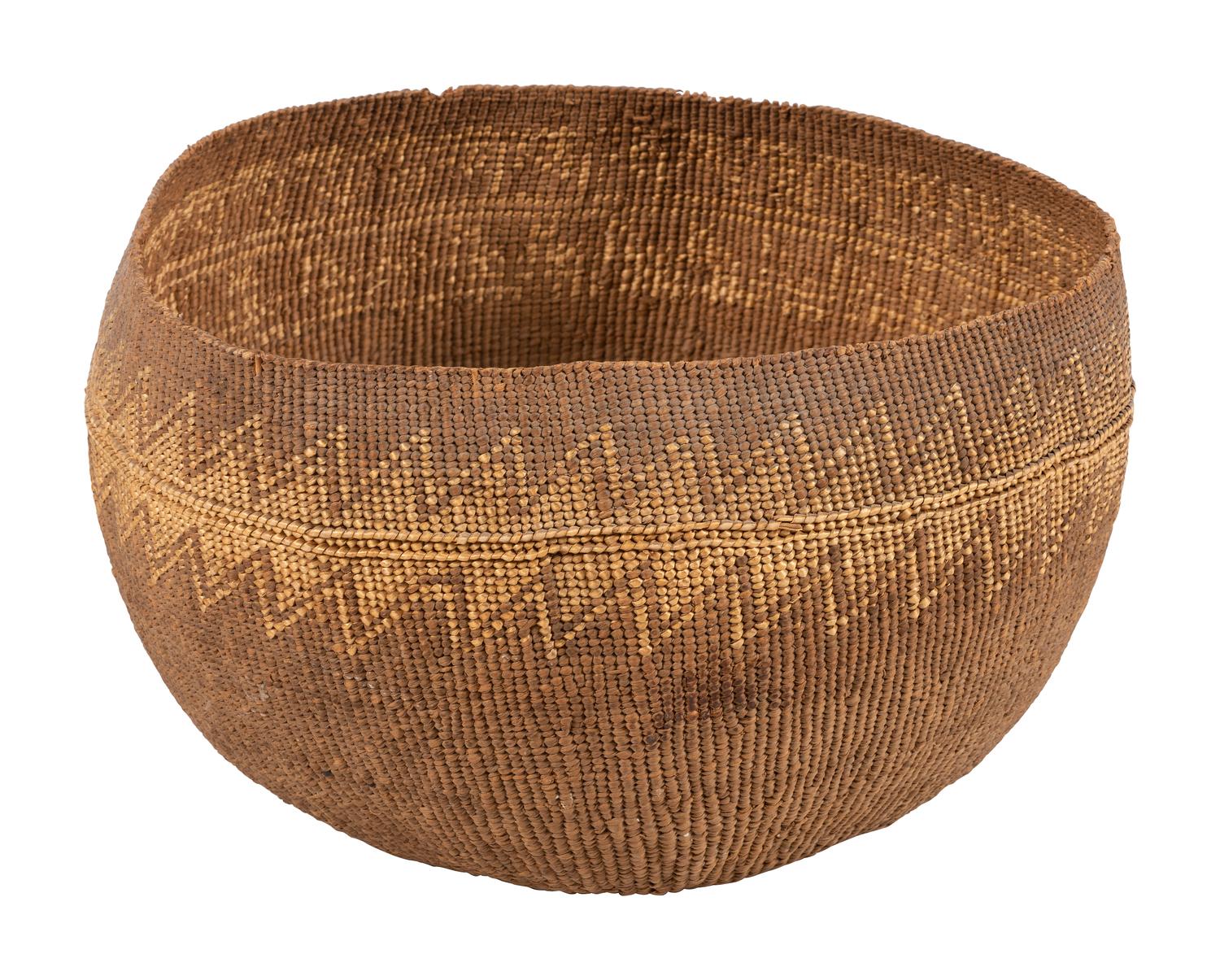 Hupa Basketry Bowl