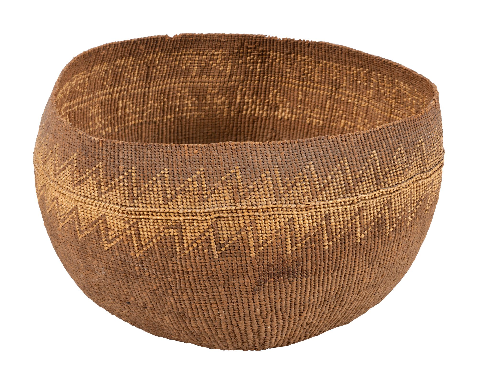 Hupa Basketry Bowl