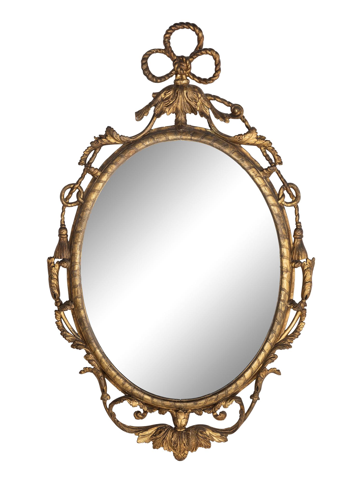 A George III Style Giltwood Mirror