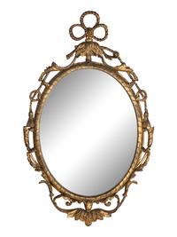 A George III Style Giltwood Mirror