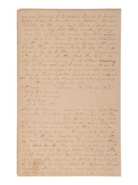 [ENSLAVEMENT]. 1853 will of Green Mitchell bequeathing 29 enslaved persons to family. Decatur, GA.