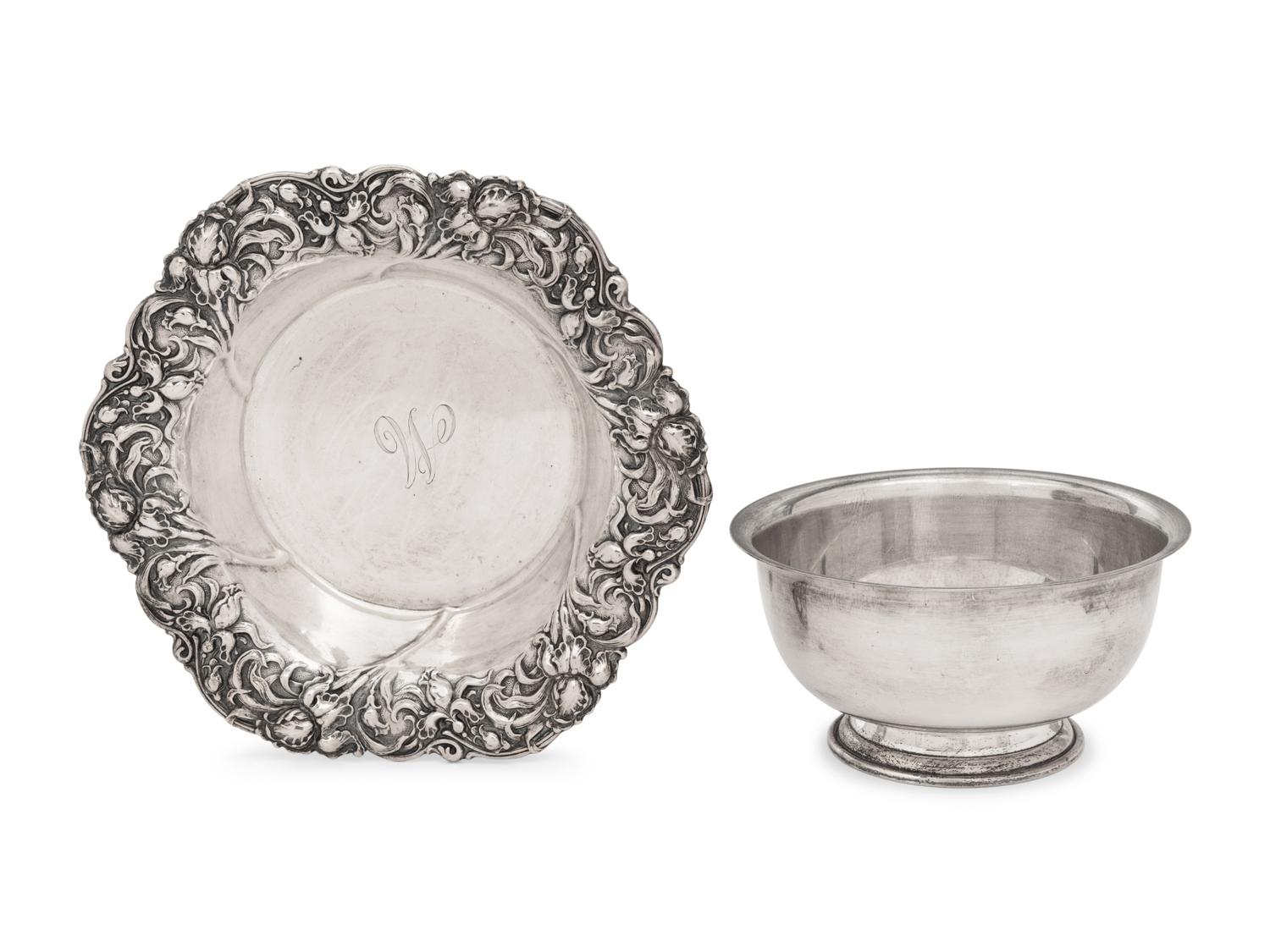 Two American Silver Bowls