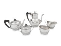 An American Silver Five-Piece Tea and Coffee Service