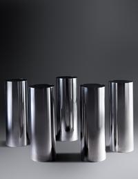 103 Silver Console , 2006 Edition 2 of 8, made up of 5 identical and inseparable cylinders