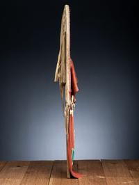 Nez Perce Child's Beaded Hide Cradle