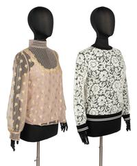 Three Valentino Items: Top & Camisole, Lace Top, 2018-19
