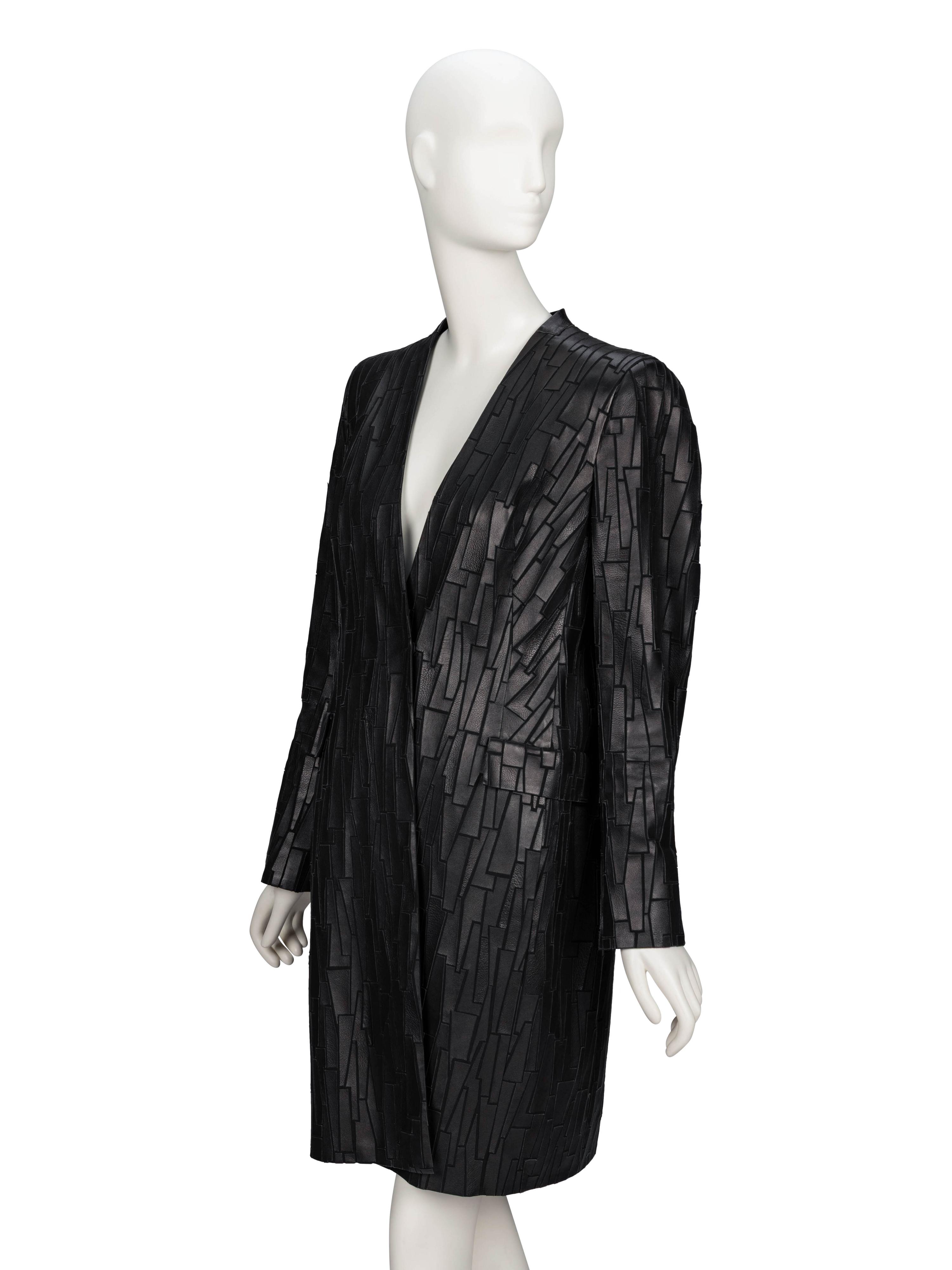 Akris, Bonded Patchwork Leather Jacket