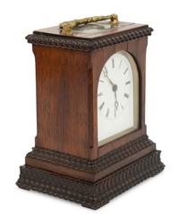 A Louis Philippe Rosewood Pendule de Voyage