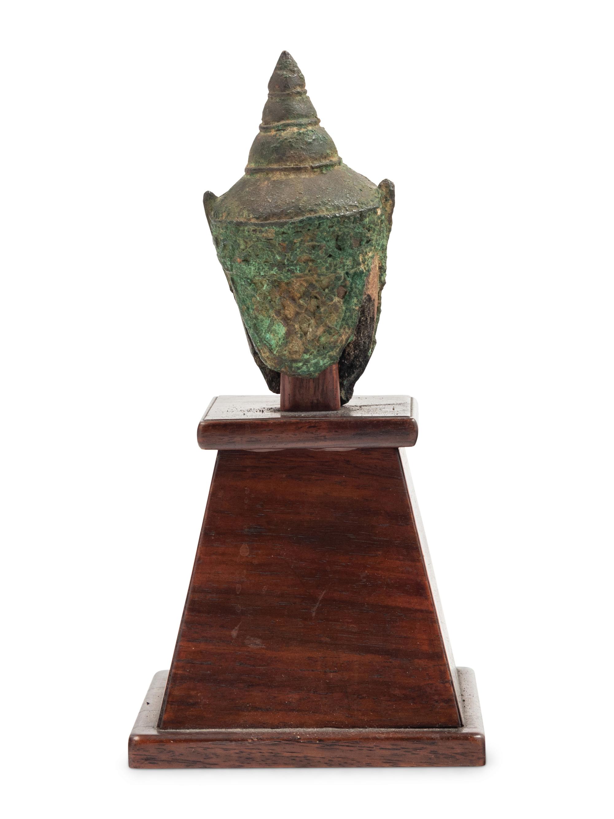 A Thai Bronze Head