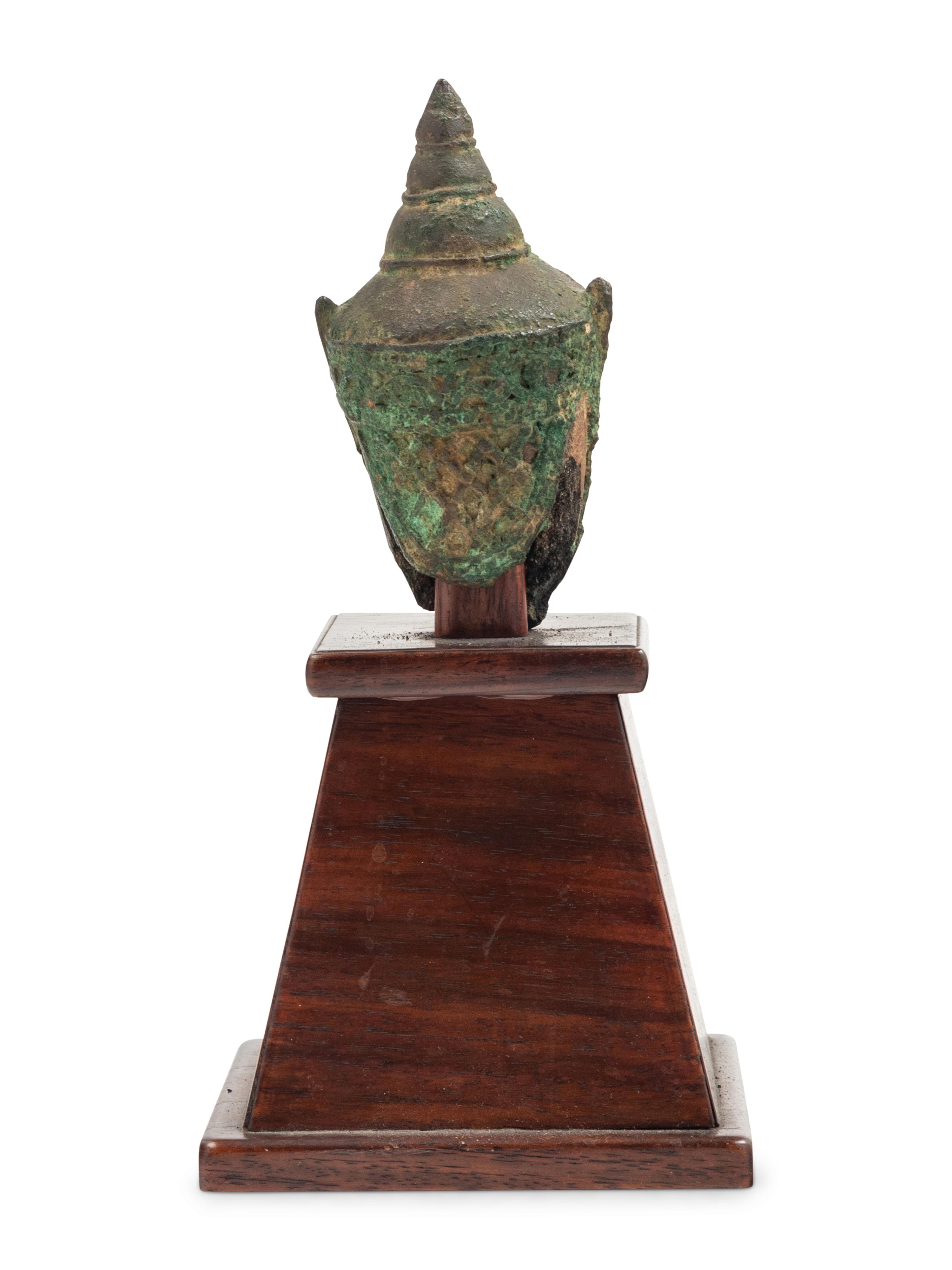 A Thai Bronze Head