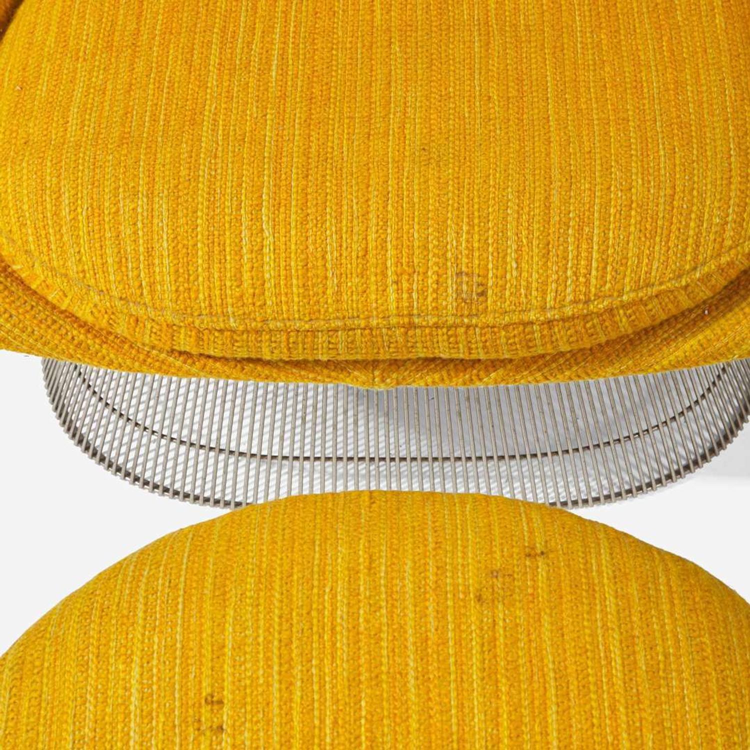 Warren Platner (American, 1919-2006) Easy Chair and Ottoman, Knoll Associates, USA, designed 1966, the present lot 1972