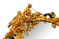 A Louis XV Style Gilt and Patinated Bronze Surtout de Table