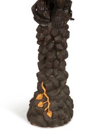 A Venetian Carved Wood and Parcel Gilt Figure of a Monkey Butler — 19th Century