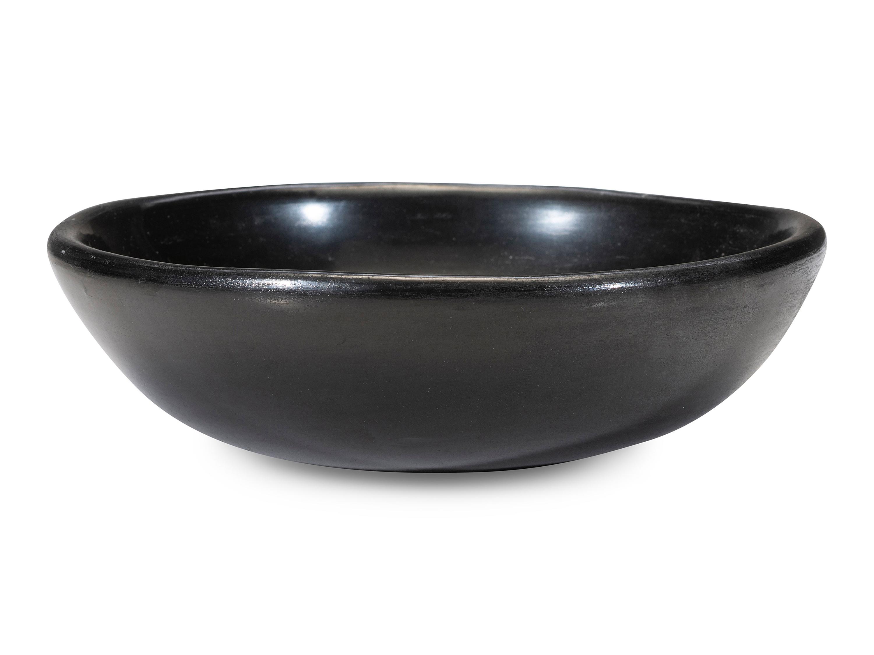 Blackware Pottery Bowl, 1956-1965