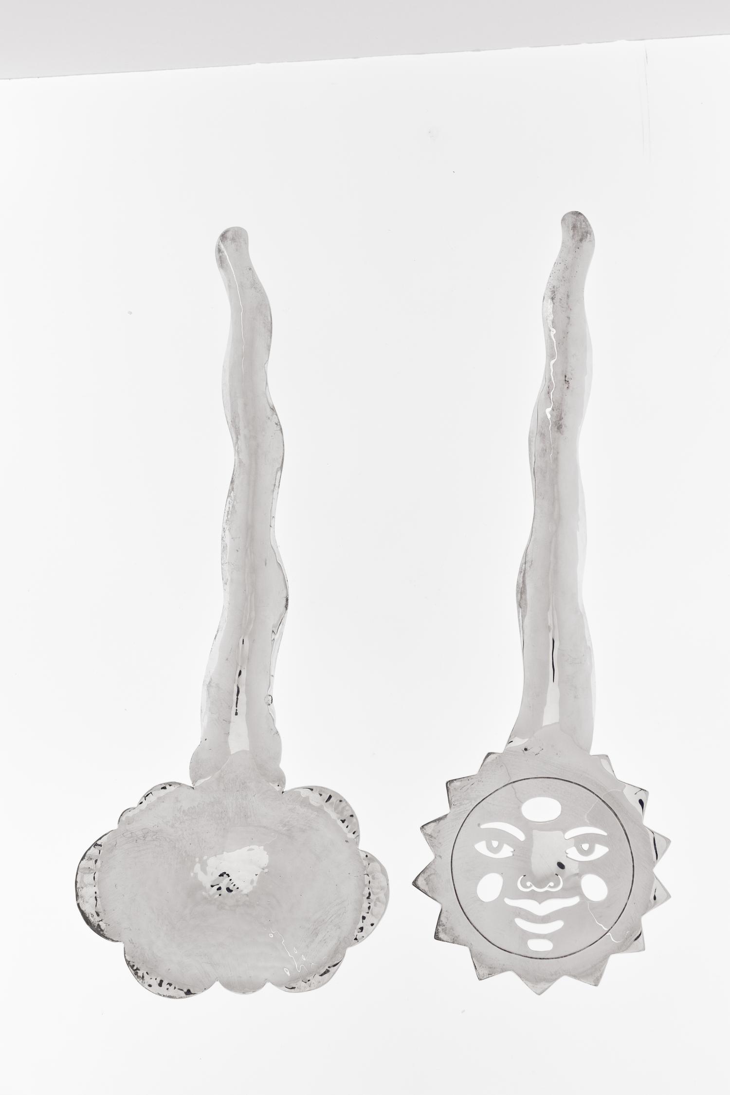 Two Emilia Castillo Silver-Plate Serving Articles