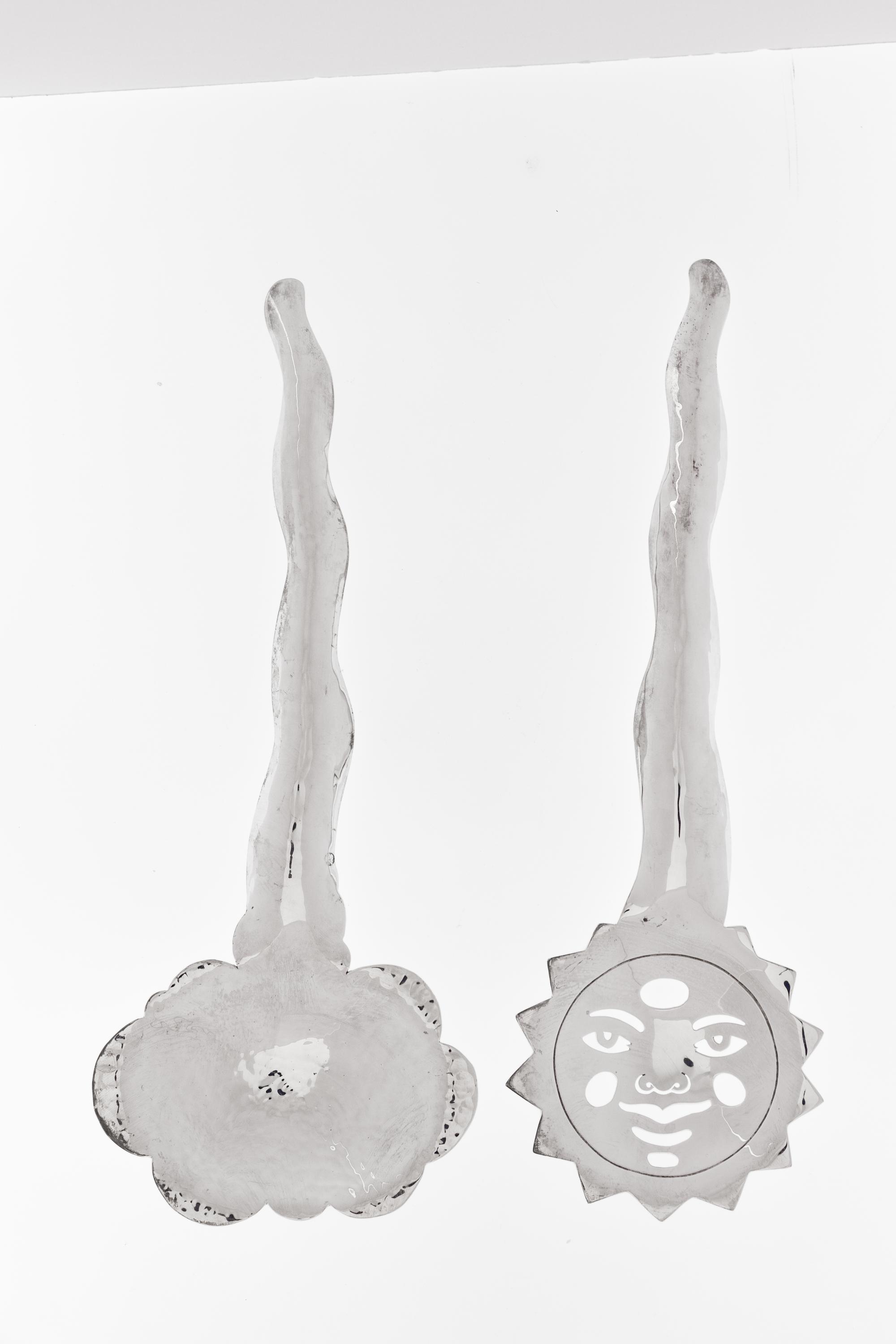 Two Emilia Castillo Silver-Plate Serving Articles