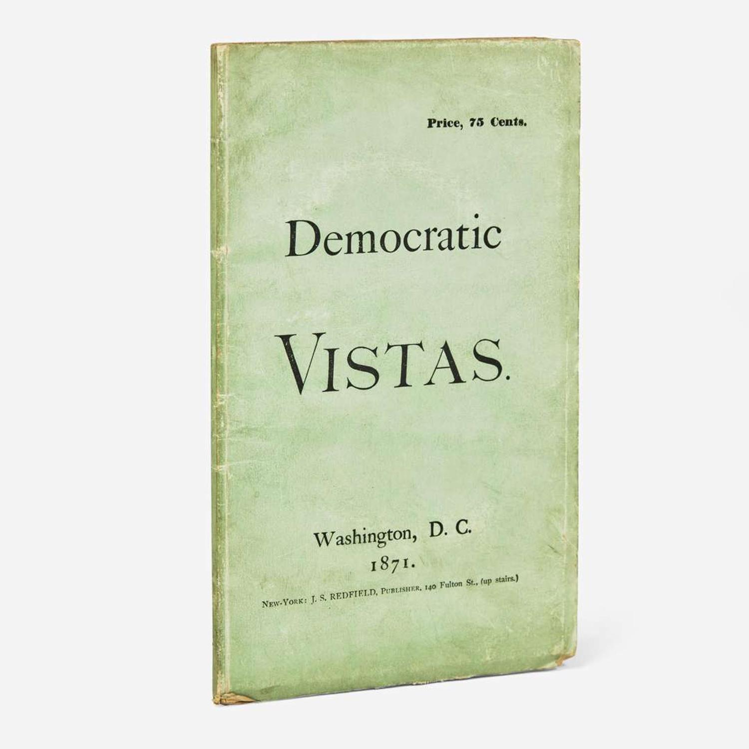 [Literature] (Whitman, Walt) Democratic Vistas