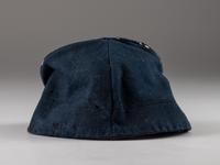 [CIVIL WAR]. Forage cap with contractor label featuring 104th regimental number and insignia.