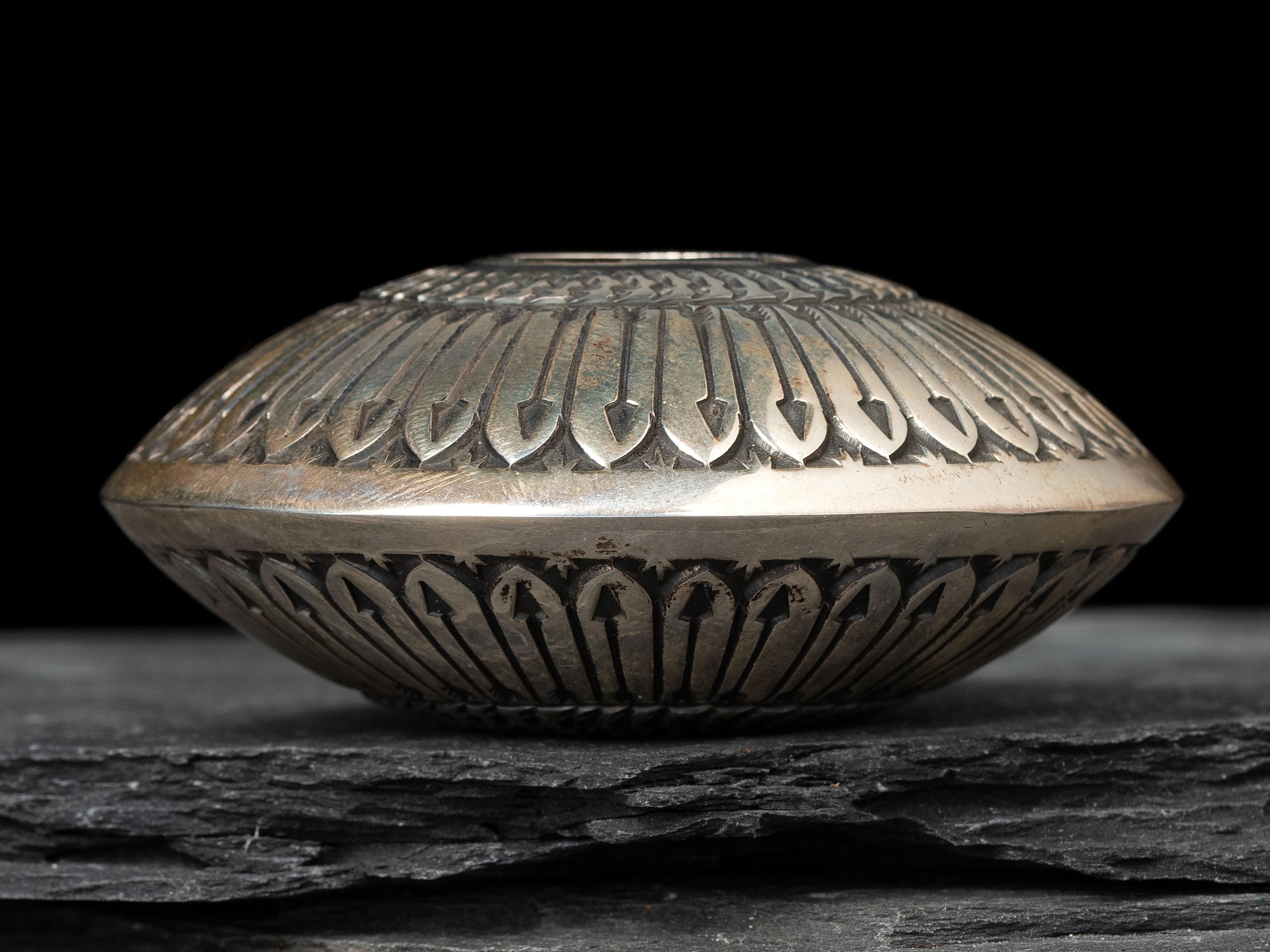 Sterling Silver Seed Jar