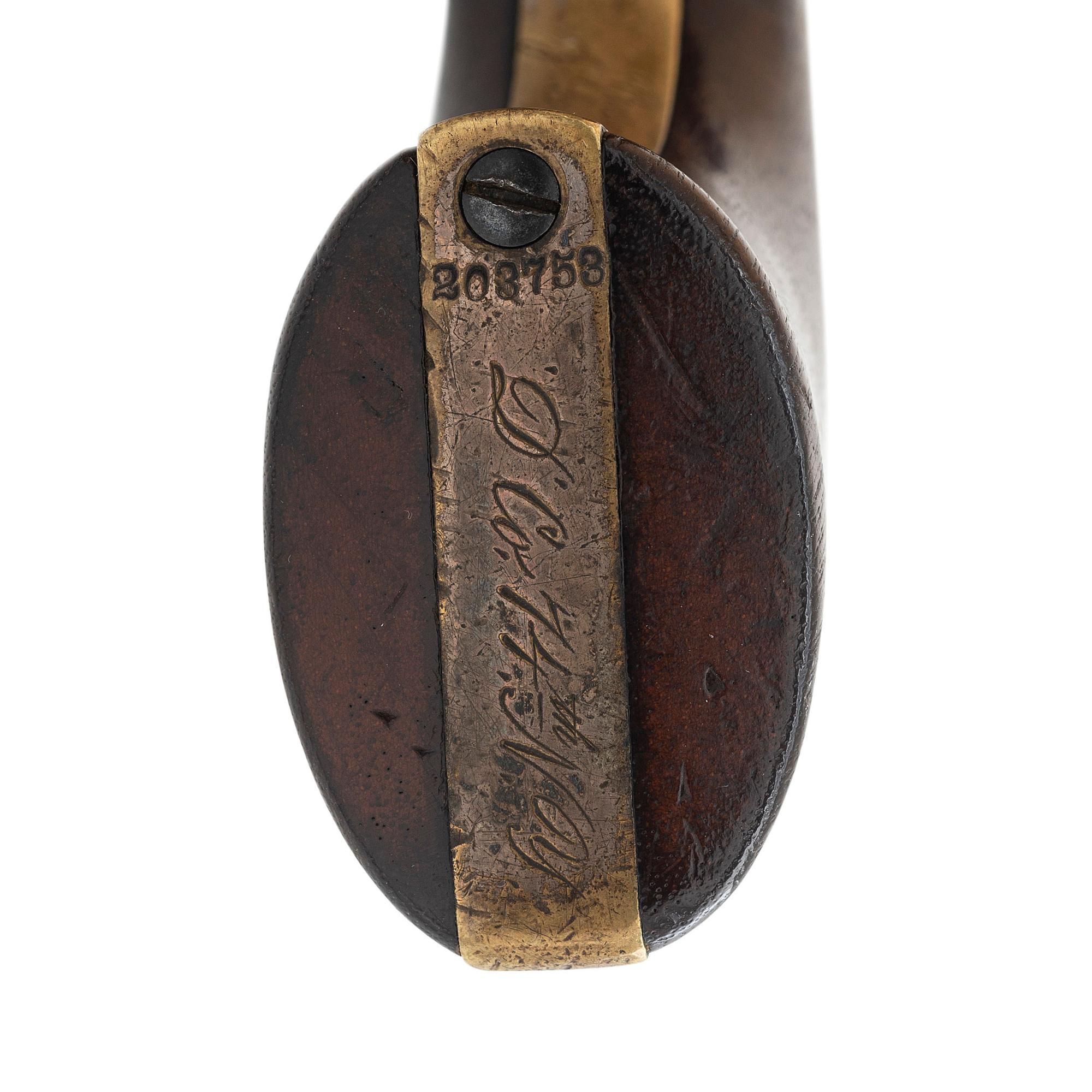 Inscribed Colt Model 1849 Pocket Revolver of Capt. James C. Strong of 21st NY - Wounded at Williamsburg - with some of his letters, published works, and CDV