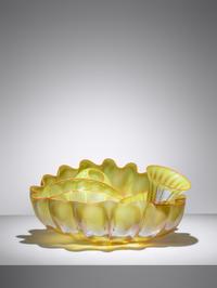Yellow with Orange Lip Wrap Seaform Six-Piece Set, 2001