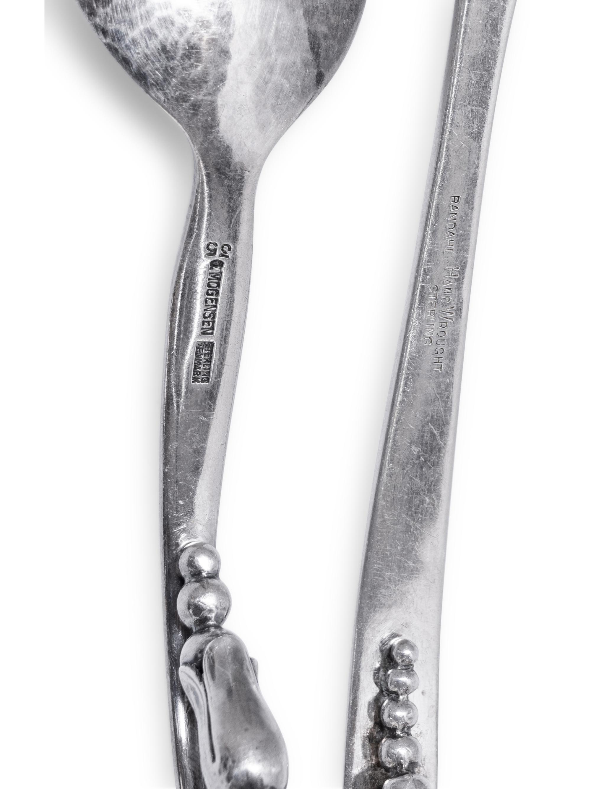 Two Silver Serving Spoons