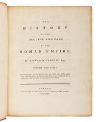GIBBON, Edward (1737-1794). The History of the Decline and Fall of the Roman Empire . London: W. Strahan and T. Cadell, 1776-1788.