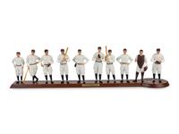A 1927 New York Yankees Danbury Mint Figure Display