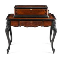 An Ideal Piccolo Music Box on Table by Mermod Frères