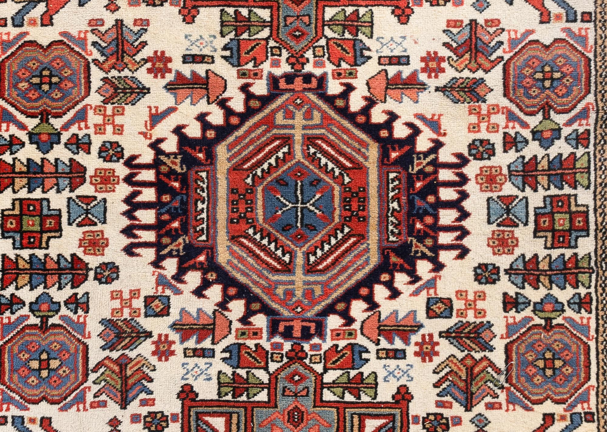 A Hamadan Wool Rug